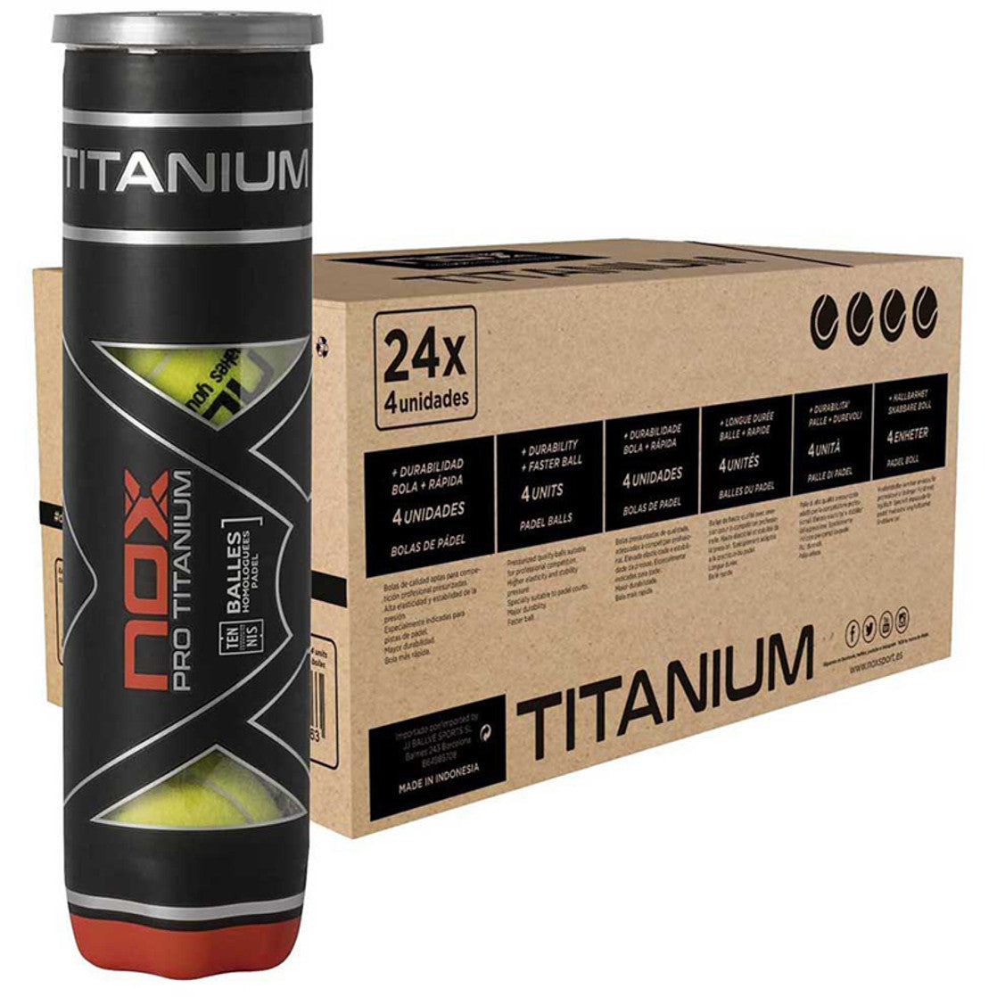 Nox Pro Titanium 24x4 St. (8 Dozijn)