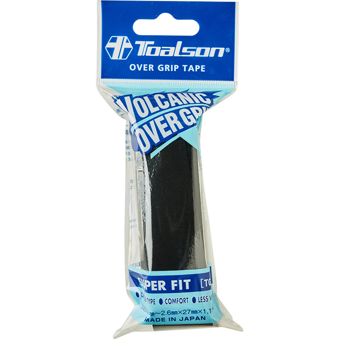 Toalson Volcanic Overgrip 1 St. Zwart