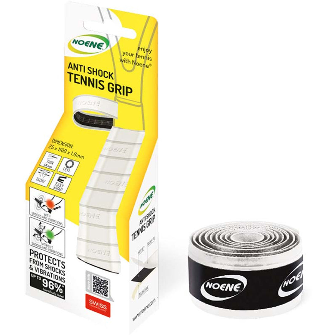 Noene Tennis Antischok Ondergrip