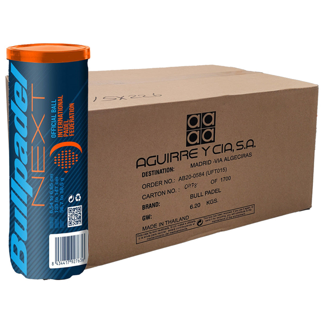 Bullpadel Next 24x3 St. (6 Dozijn)