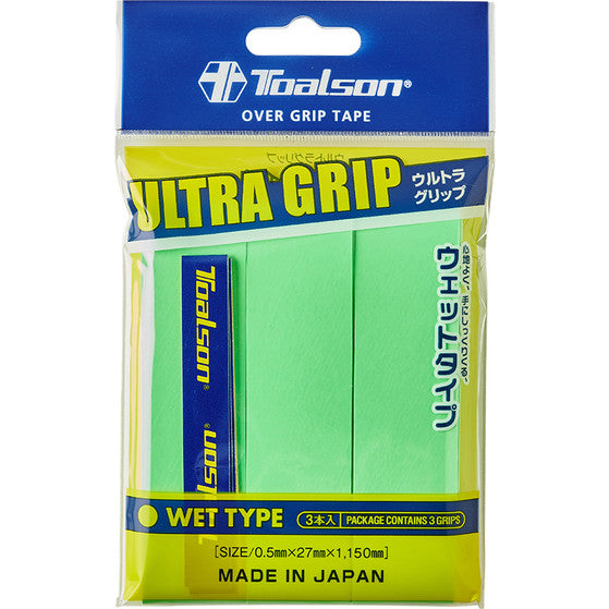 Toalson Ultra Overgrip 3 St. Groen