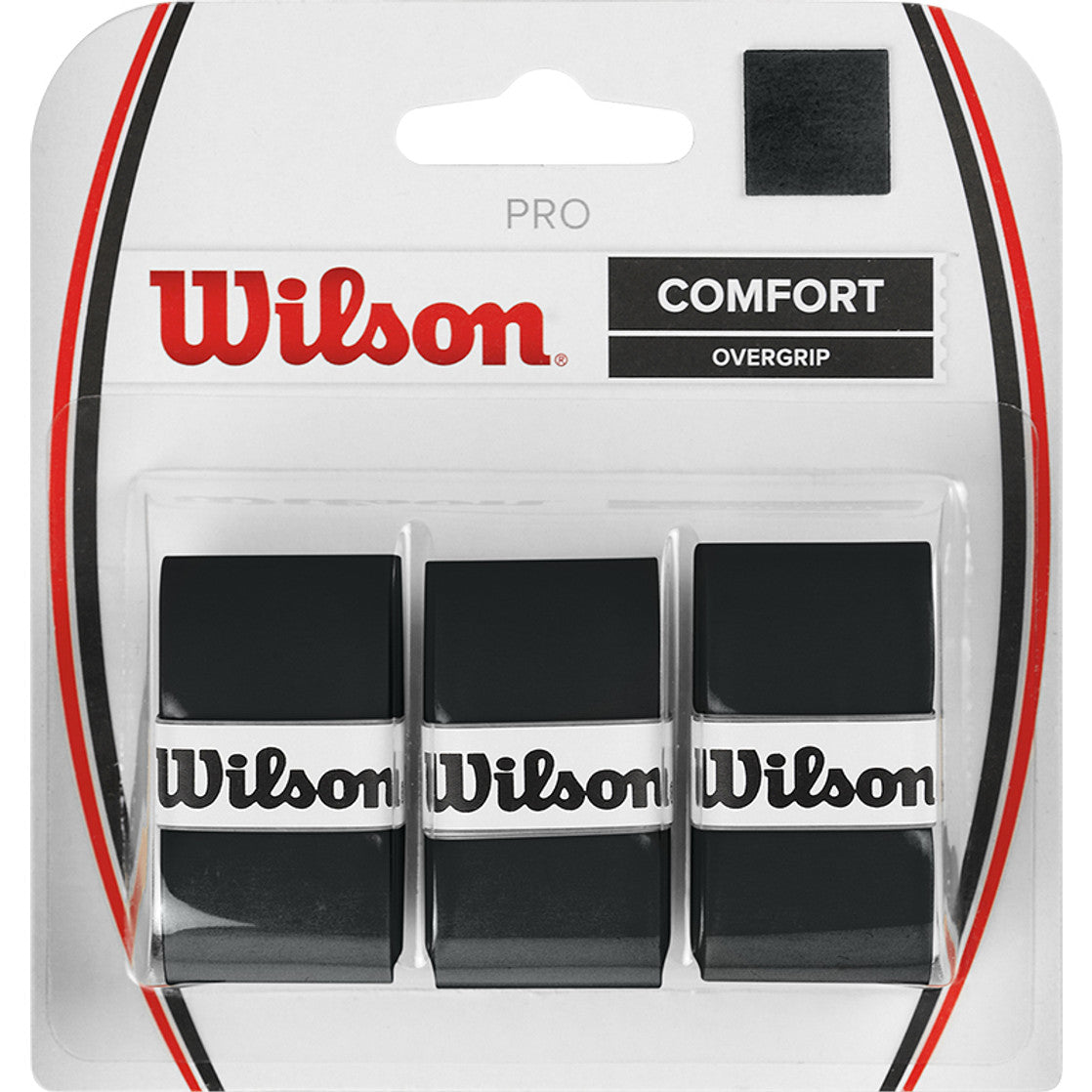 Wilson Pro Comfort Overgrip 3 St. Zwart